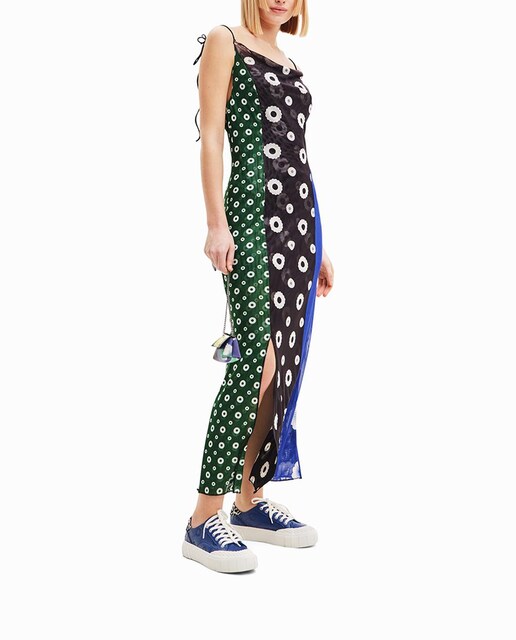 Imagen 0 de Vestido midi geométrico