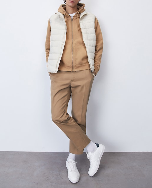 Imagen 0 de Chaleco acolchado de hombre blanco