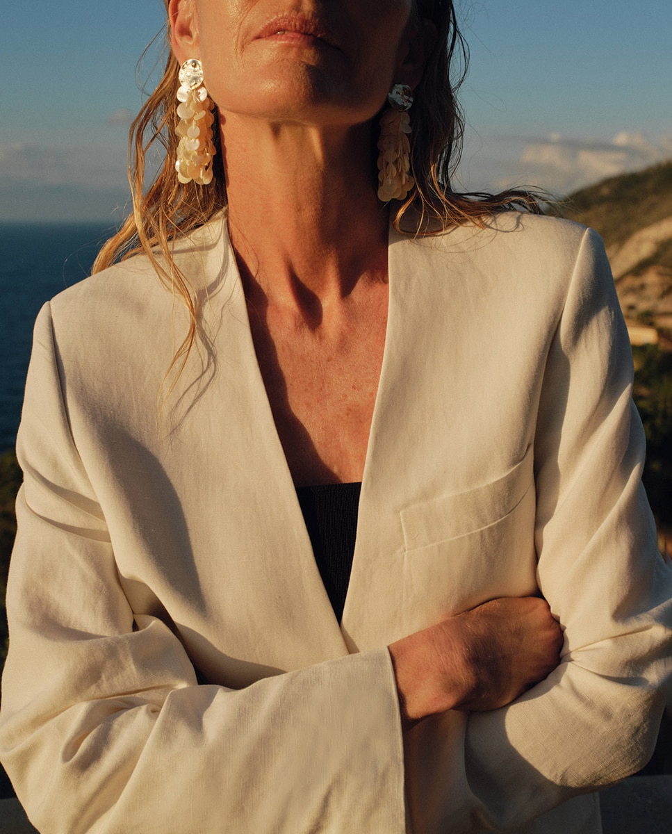 Imagen 0 de Blazer sin solapa