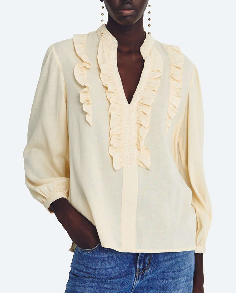 Imagen 0 de Blusa tapeta bordada