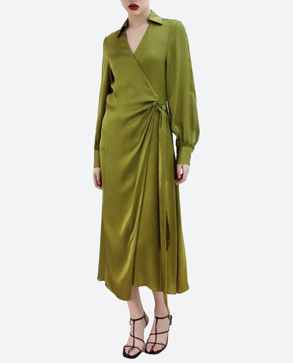Imagen 0 de Vestido camisero pareo