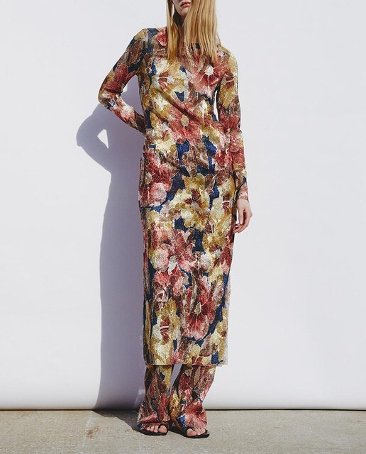 Imagen 0 de Vestido lurex flores