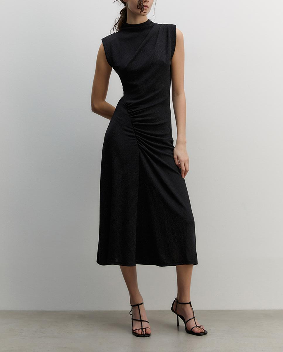Imagen 0 de Vestido midi brillo