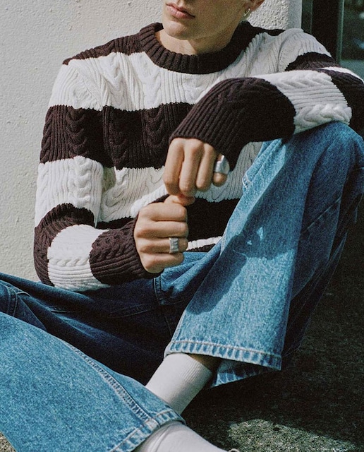 Imagen 0 de Jersey redondo rayas