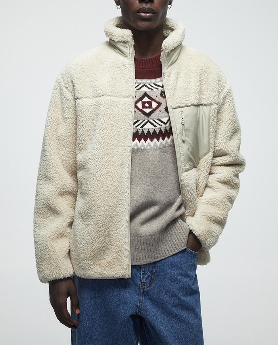 Imagen 0 de Sudadera sherpa beige