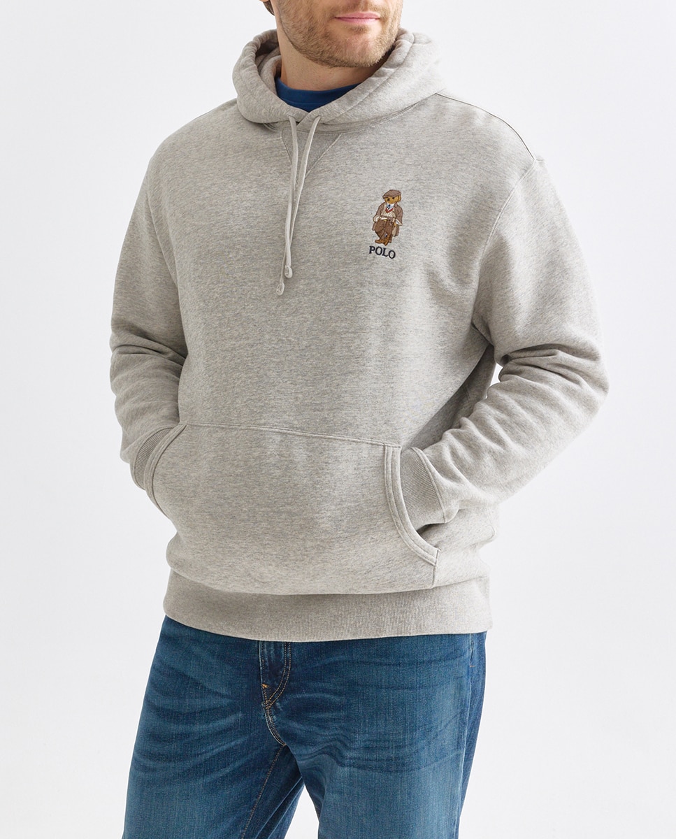 Imagen 0 de Sudadera de hombre con capucha de felpa tallas grandes