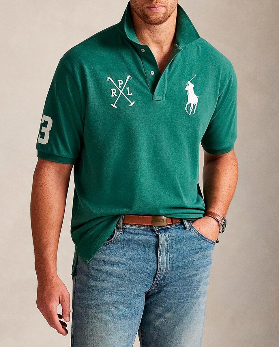 Imagen 0 de Polo de hombre de piqué con Big Pony tallas grandes