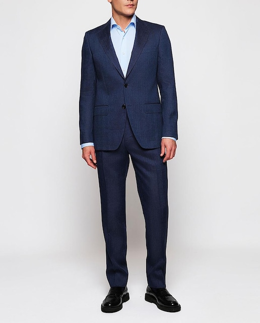 Imagen 0 de Traje hombre regular fit espiga tallas grandes