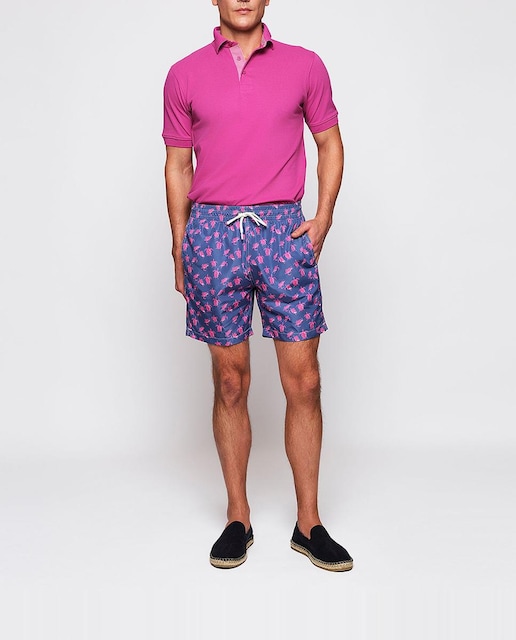 Imagen 0 de Bañador bermuda de hombre estampado tortugas tallas grandes