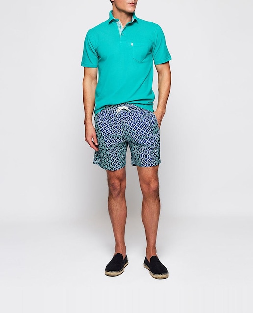 Imagen 0 de Bañador bermuda de hombre estampado geométrico tallas grandes