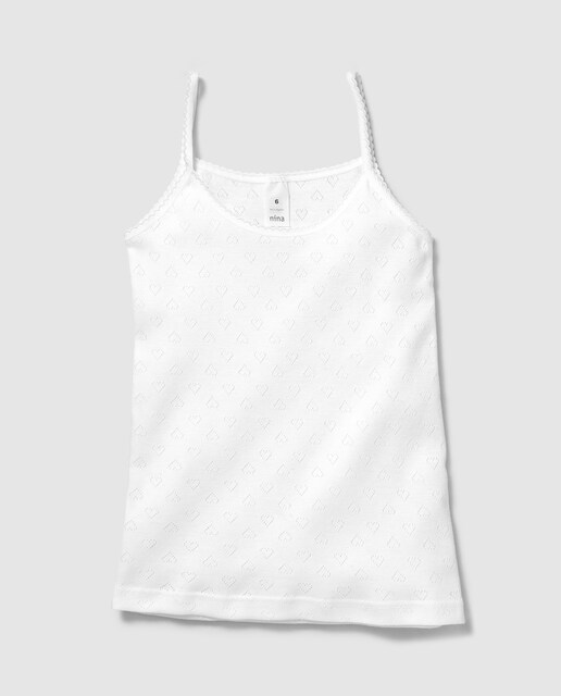 Imagen 0 de Camiseta interior de niña Ferrys en blanco