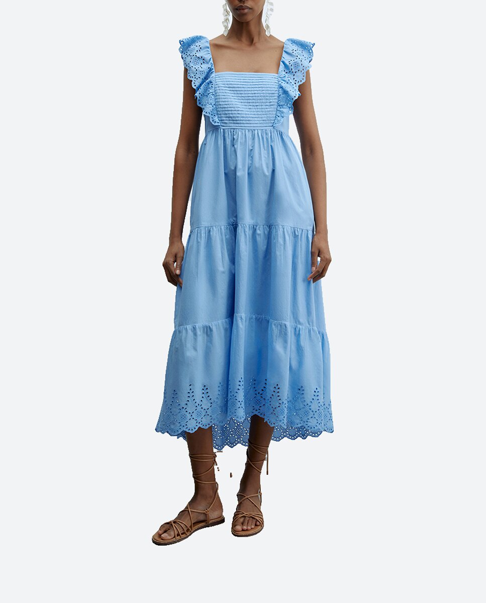 Imagen 0 de Vestido schiffly bajo