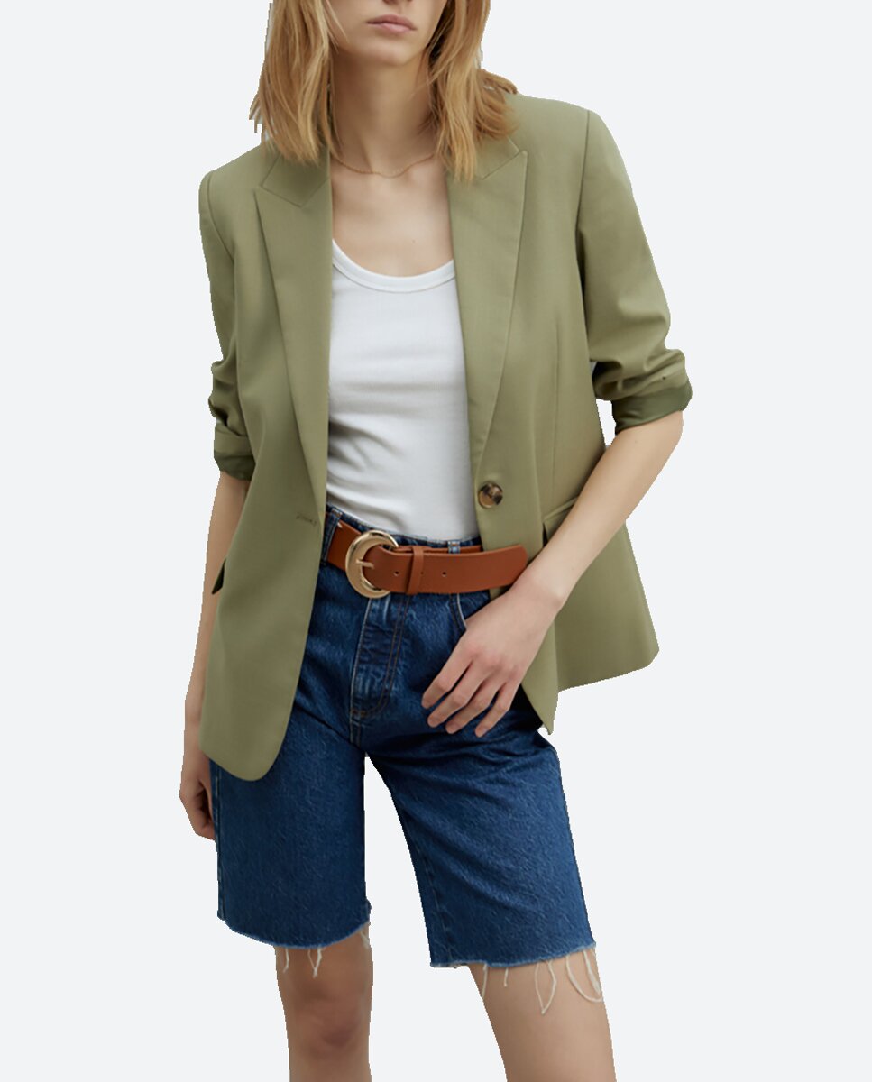 Imagen 0 de Blazer efecto lino