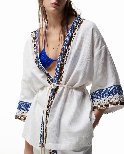 Imagen 0 de Kimono lentejuelas