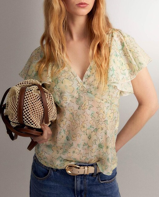 Imagen 0 de Blusa estampada flores