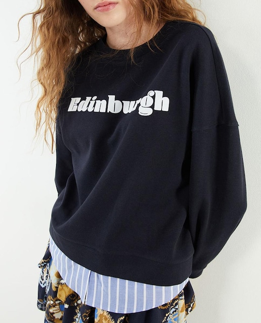 Imagen 0 de Sudadera aplique raya