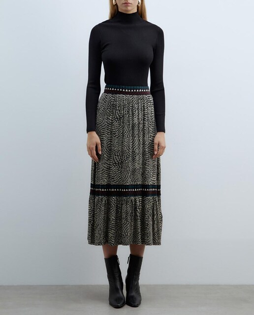 Imagen 0 de Falda viscosa zócalo