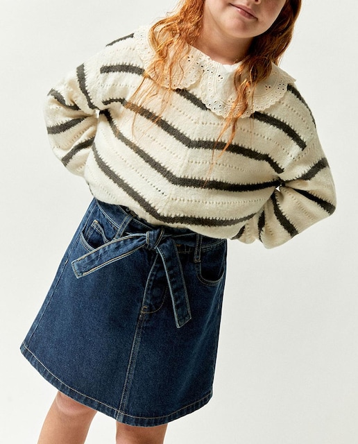 Imagen 0 de Jersey calado rayas