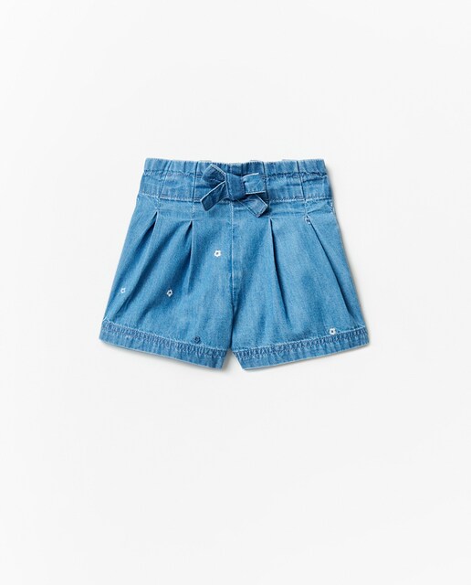 Imagen 0 de Short chambray bordados