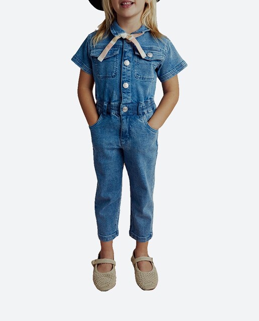 Imagen 0 de Mono largo denim