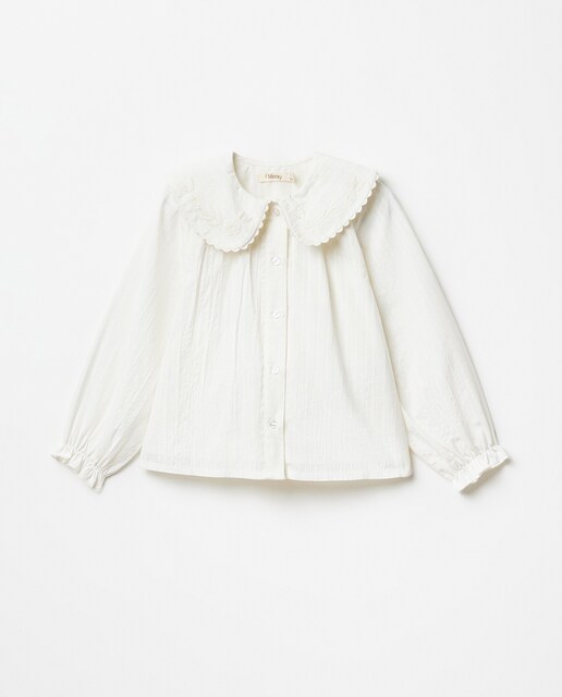 Imagen 0 de Blusa dobby cuello