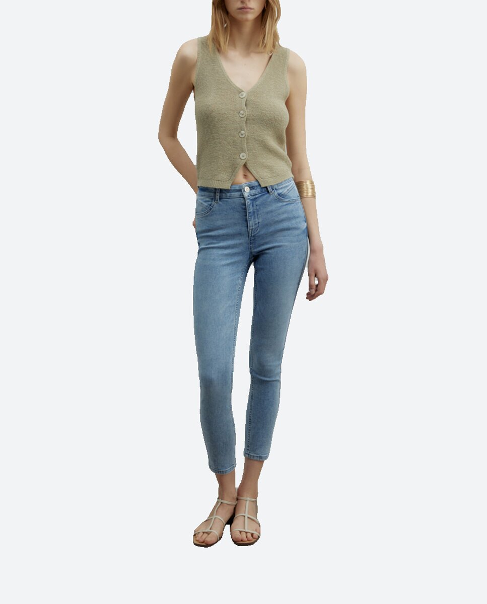 Imagen 0 de Jeans tiro alto