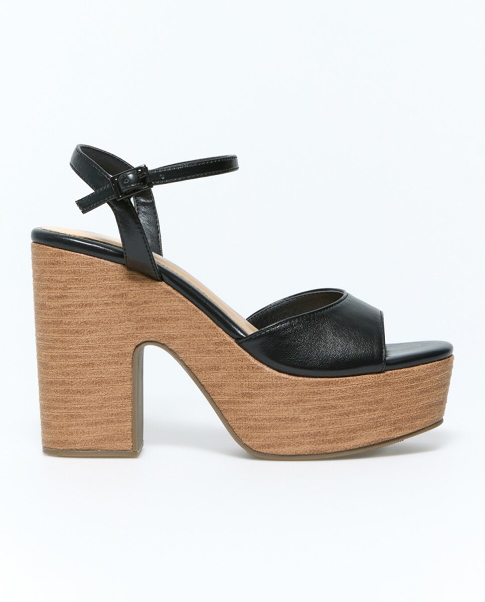 Imagen 0 de Sandalia zueco peep