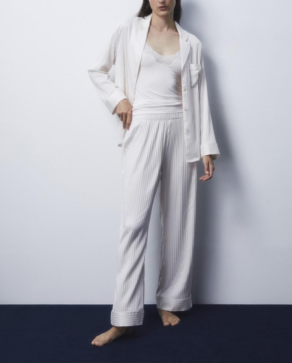 Imagen 0 de Pijama raya tejida