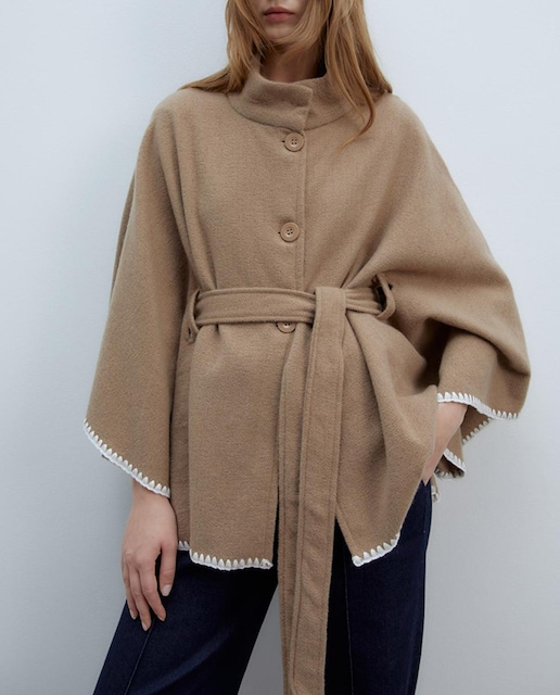 Imagen 0 de Poncho ribete cinturón