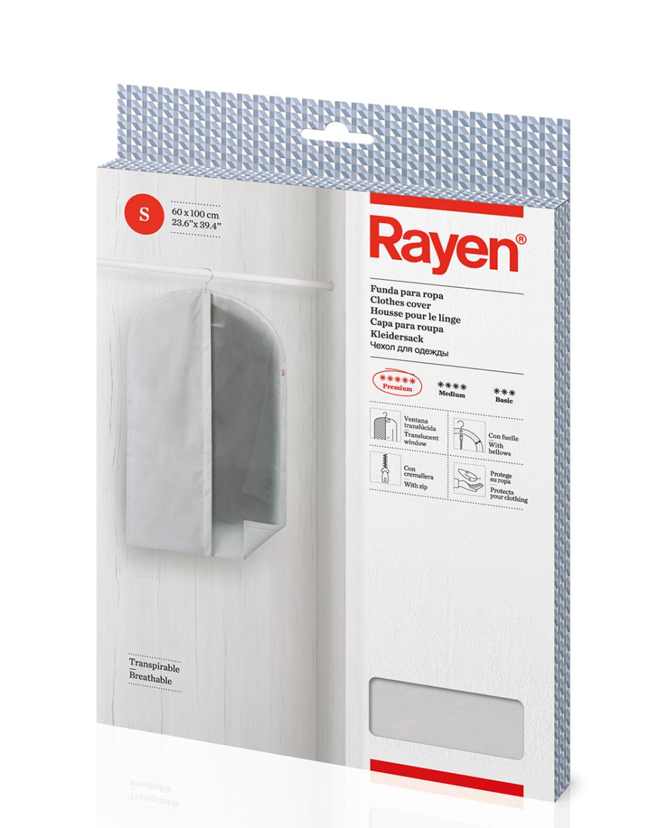 Capa para roupa Premium Rayen Cinzento-10