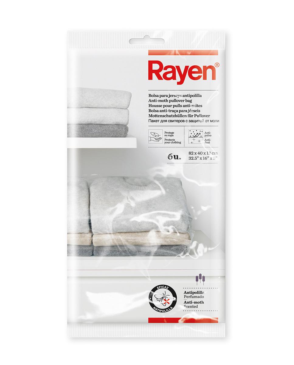 Conjunto de 6 capas para sweaters Rayen Transparente-2