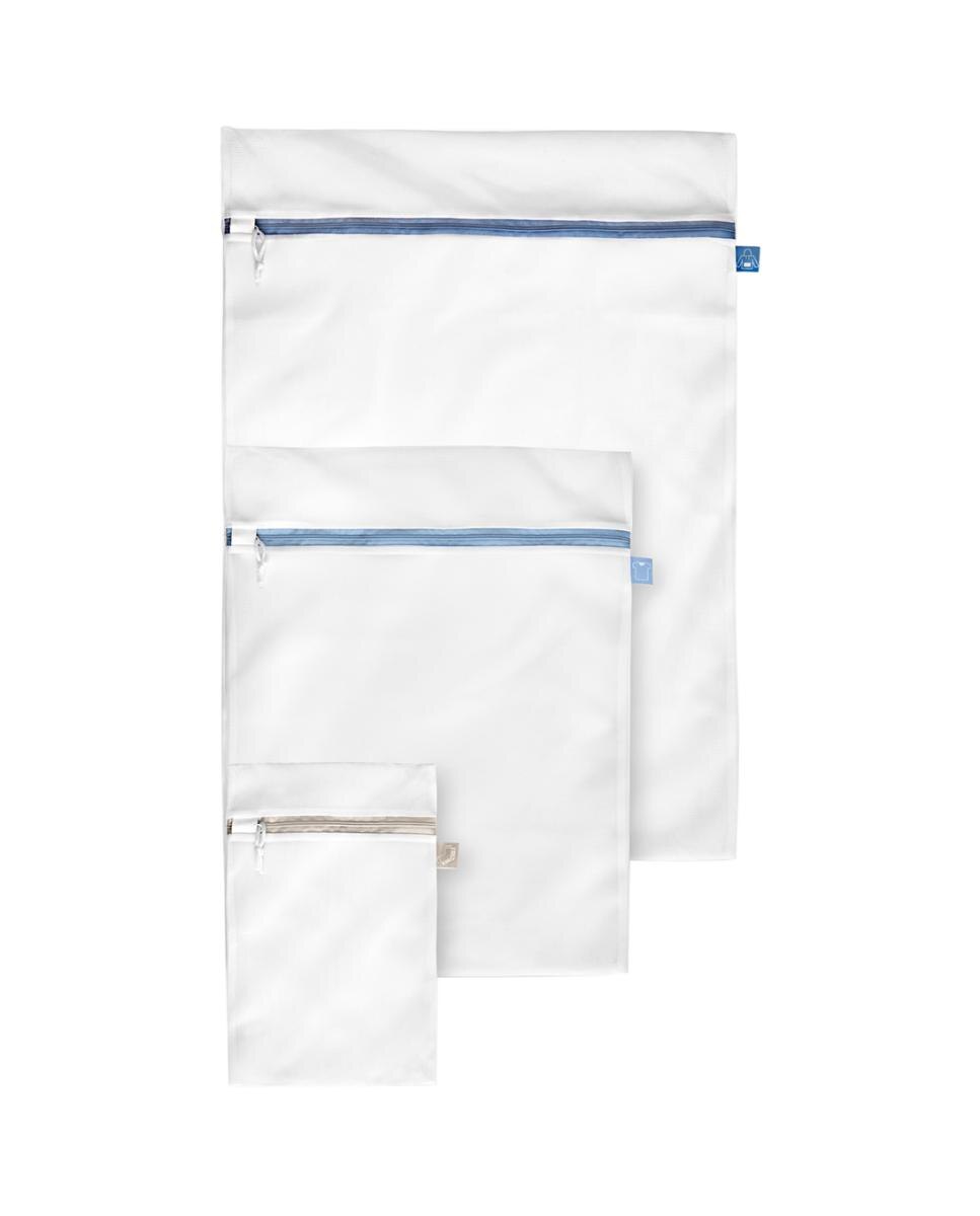 Conjunto de 3 bolsas para lavagem Branco-2