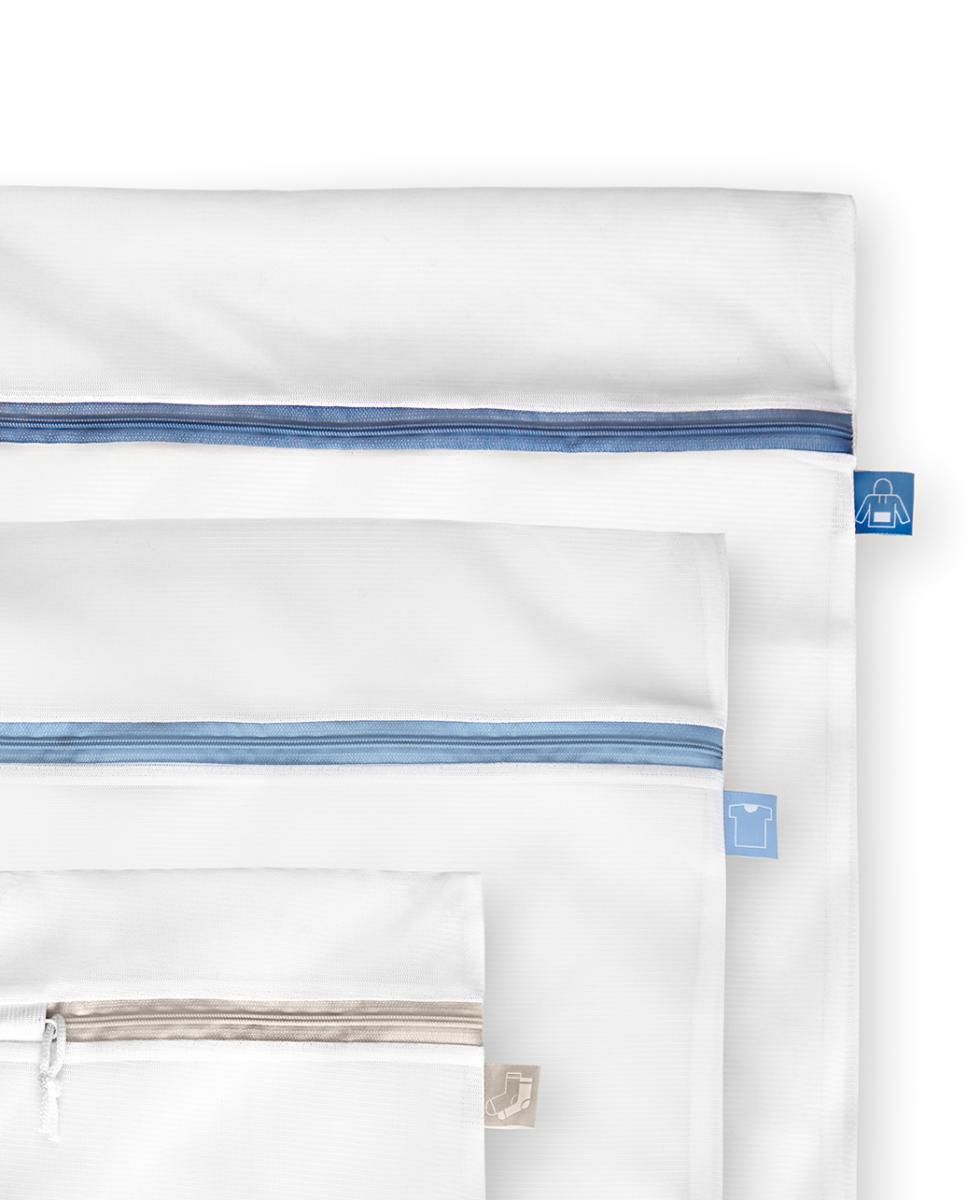 Conjunto de 3 bolsas para lavagem Branco-4