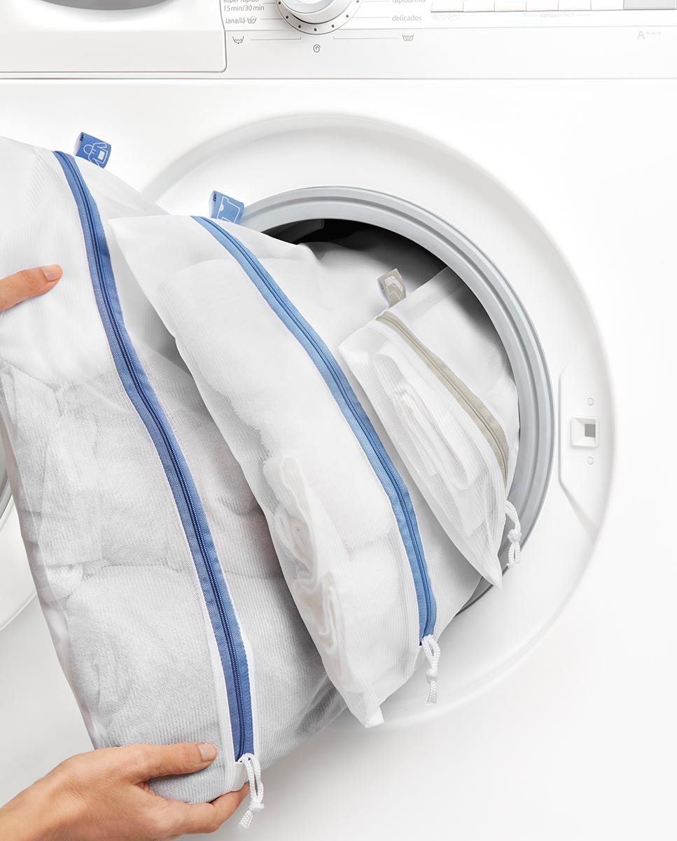 Conjunto de 3 bolsas para lavagem Branco-10