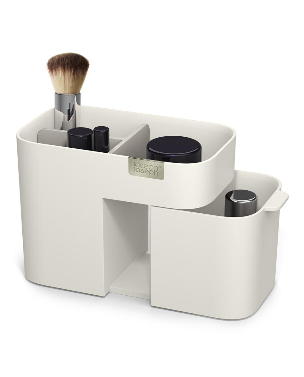 Organizador compacto de cosméticos Branco-4