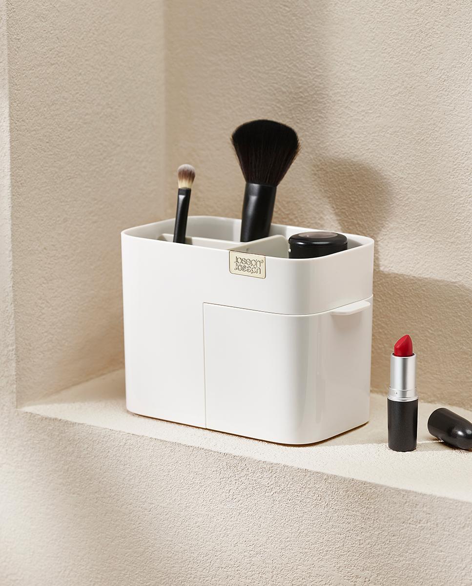 Organizador compacto de cosméticos Branco-6