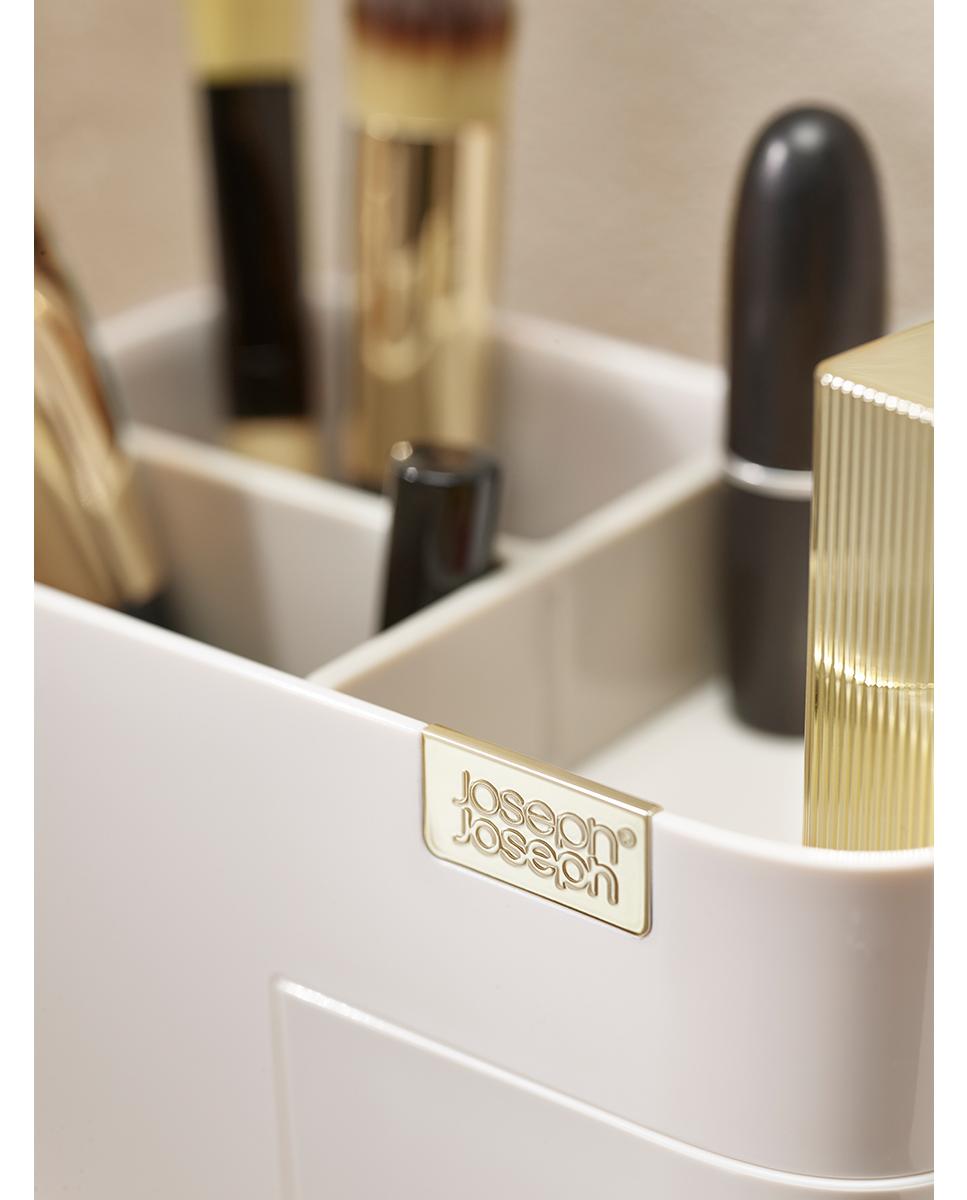 Organizador compacto de cosméticos Branco-8