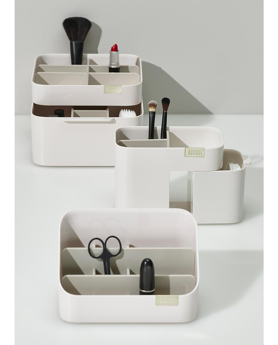 Organizador compacto de cosméticos Branco-12