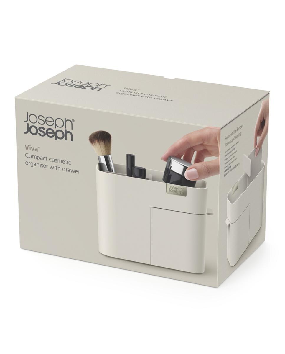Organizador compacto de cosméticos Branco-16