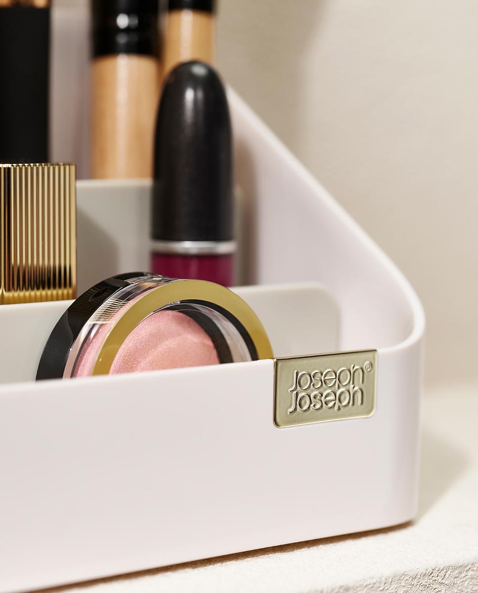 Organizador de cosméticos escalonado Branco-8
