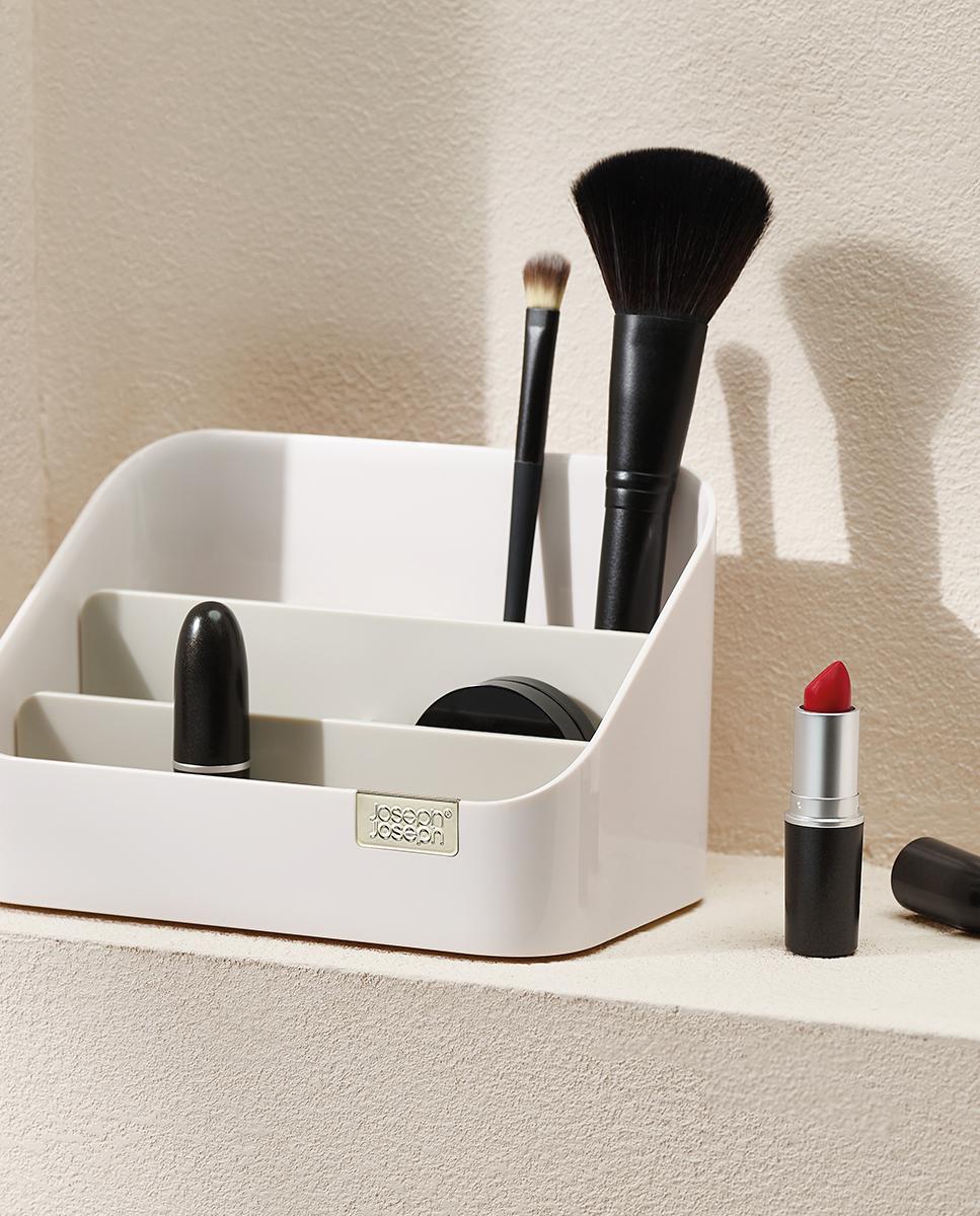 Organizador de cosméticos escalonado Branco-12