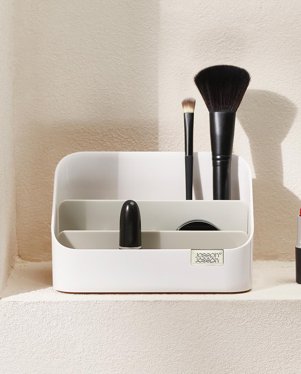 Organizador de cosméticos escalonado Branco-14