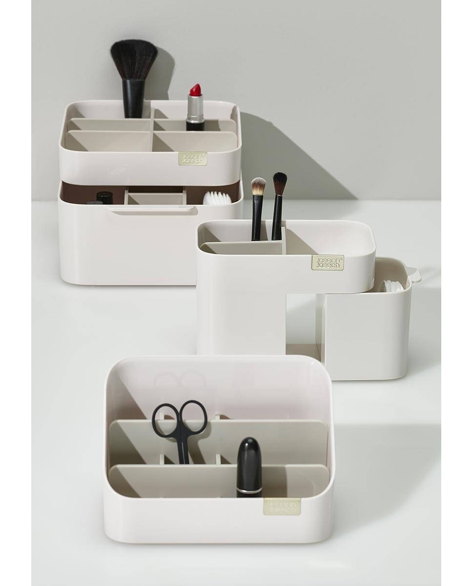 Organizador de cosméticos escalonado Branco-18