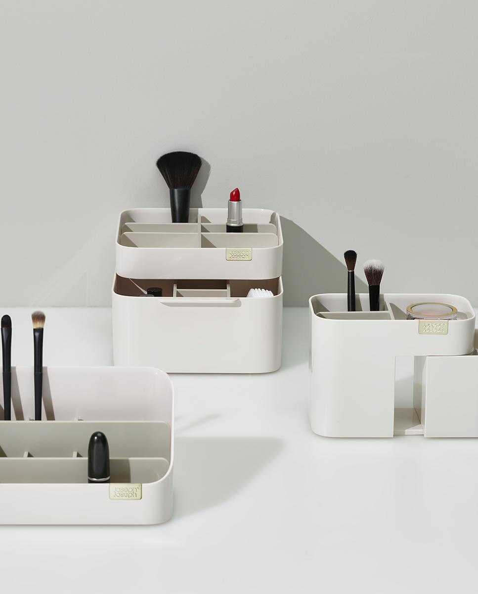 Organizador de cosméticos escalonado Branco-20