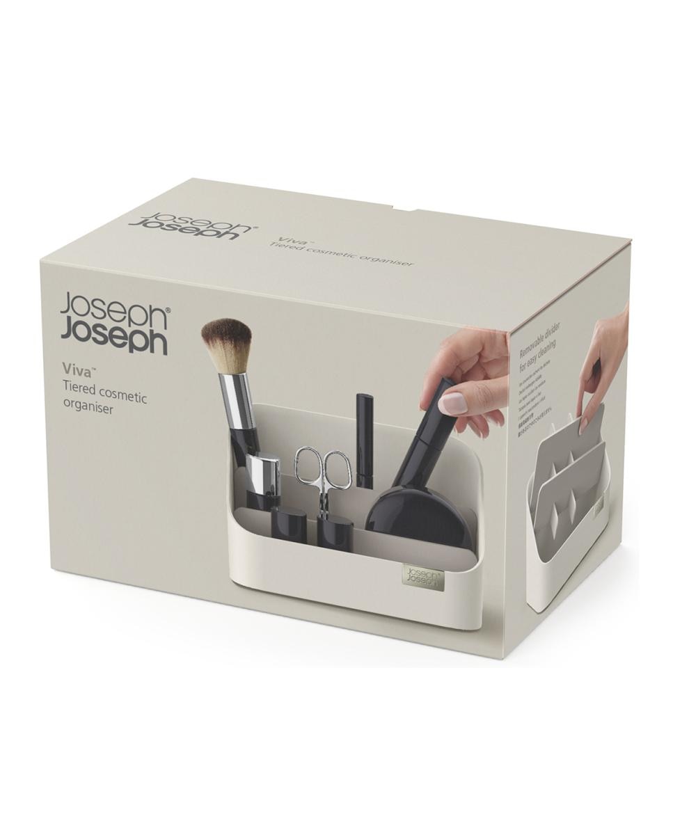 Organizador de cosméticos escalonado Branco-24