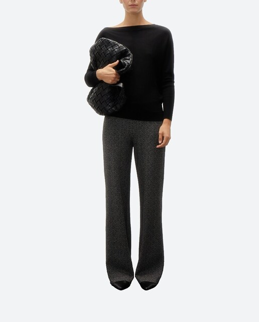 Imagen 0 de Pantalón de mujer ancho de punto de espiga