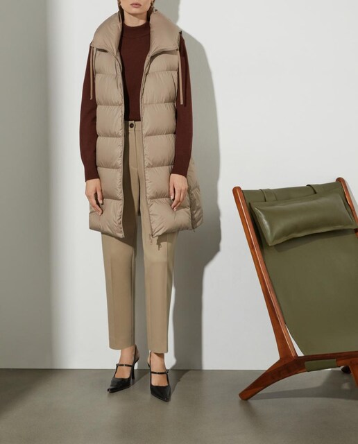 Imagen 0 de Chaleco de plumas de mujer BS