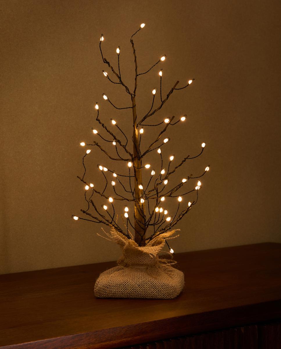 Imagen 0 de Árbol de mesa con luces LED Espiga Navidad