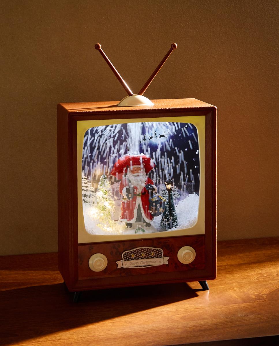 Imagen 0 de Bola de nieve Televisión Papá Noel con luz LED Navidad El Corte Inglés
