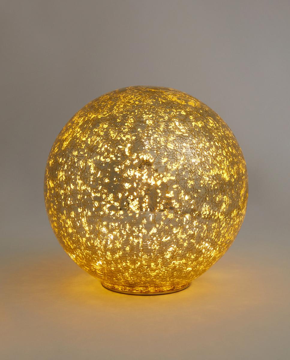 Imagen 0 de Bola de cristal mercurizada con luz LED Navidad El Corte Inglés